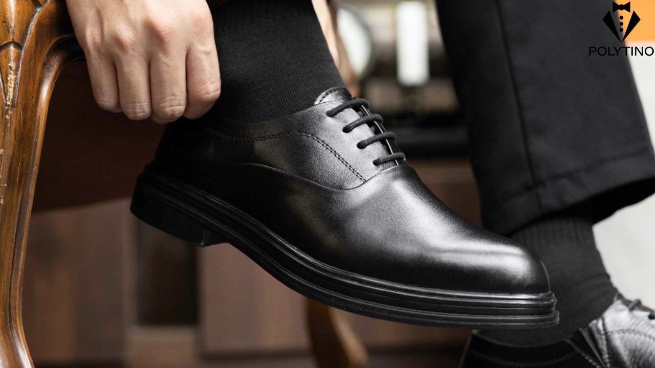 Gợi ý phối đồ chuẩn chỉnh với giày da tăng chiều cao và tất nam