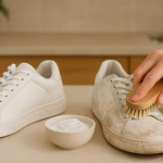 Cách làm sạch giày da trắng bị ố vàng hiệu quả, an toàn tại nhà